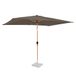VONROC Rapallo Parasol, rechthoekig, 200 x 300 cm, taupe