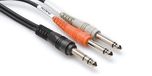 Hosa Technology Hosa STP-201 Insert Cable 1/4 in TRS to Dual 1/4 in TS 1 m