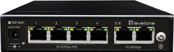 LevelOne FEP-0631 netwerk switch Fast Ethernet (10/100) Power over Ethernet (PoE) Zwart