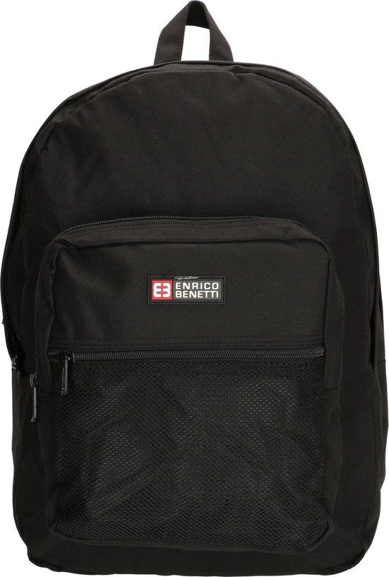 Enrico Benetti Amsterdam Rugzak - 30L - 15" Laptopvak - Zwart