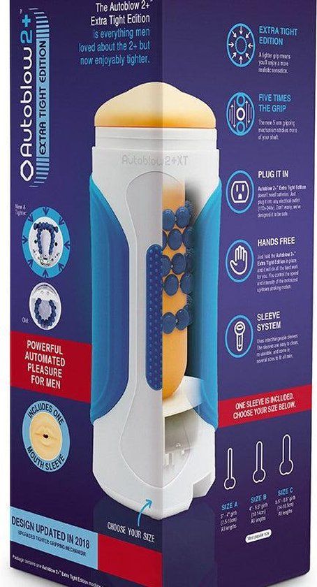 Autoblow 2 Masturbator & Sleeve A - Mond - Wit