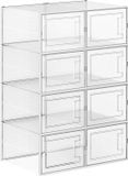 CaliCosy Schoenendozen - 12 stuks - Opvouwbaar en Stapelbaar - Wit