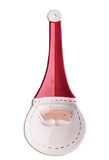 Excelsa Xmas Country Style lepelhouder, keramiek, wit/rood