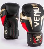 Venum Elite Bokshandschoenen Zwart Goud Rood 14 OZ