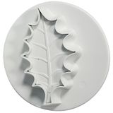 PME HLL661 stempelstempel met geaderd palmblad, extra groot, kunststof, wit 3 x 3 x 4 cm