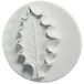 PME HLL661 stempelstempel met geaderd palmblad, extra groot, kunststof, wit 3 x 3 x 4 cm