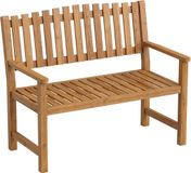 Outsunny Tuinbank Acaciahout 112L x 64B x 92H cm Natuurlijk hout