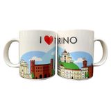 Puckator Porseleinen mok - I Love Turin