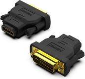 BENFEI 2-Pack DVI naar HDMI - HD Adapter Bi-Directioneel - Zwart