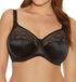 Elomi Cate 4030 Beugel Volledige Cup Gestreepte Ondersteunende BH, Zwart, 90P
