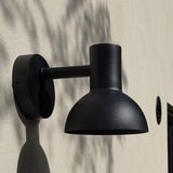 Markslöjd Nubi LED Outdoor Wall Lamp, Black, IP44, Dimmable, Steel
