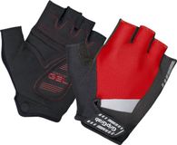 GripGrab SuperGel Padded Korte Vinger Zomer Fietshandschoenen Wielrenhandschoenen met Padding - Rood - Unisex - Maat L