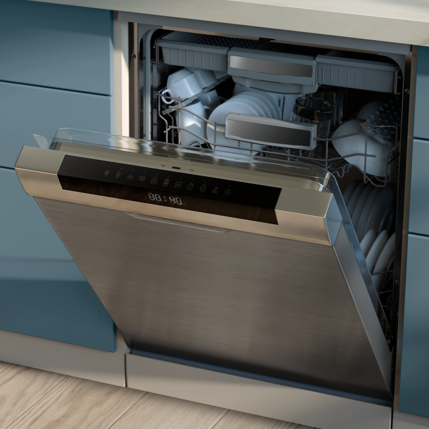 Philips 1000 Series Dual Basket Airfryer - NA150/00 - 7.1L - Black