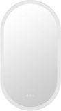 Happiq Miroir de salle de bain LED ovale Grandiose - 50x100cm - Dimmable