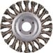Rhodius Rhodius ERBZ, 10 stuks brosse ronde 125 x 13 x 28 x 22,23 mm, geklopt, Topline, Made in Germany, pour acier inoxydable, acier ERBZ 353082