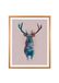 Komar Fotolijst hout Oak met Art Poster "Animals Forest Deer" als set - grootte: 40x50 cm