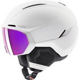 Uvex Horizon CV Visor skihelm met vizier, wit