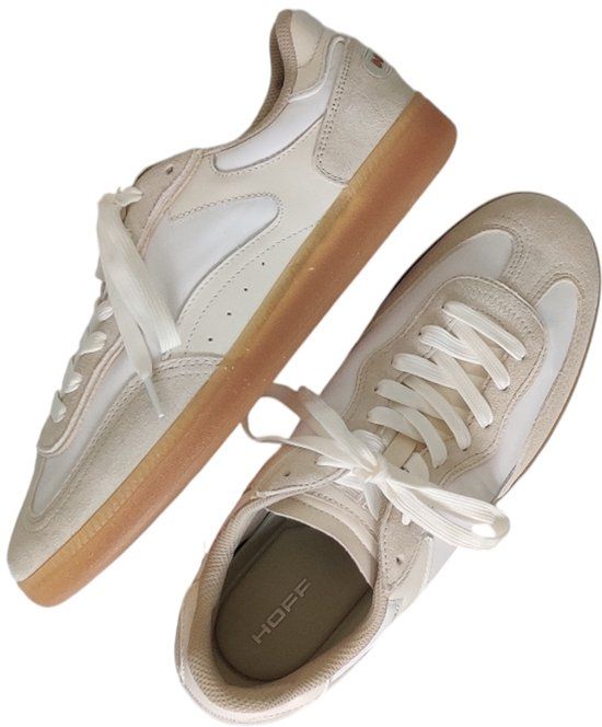 Hoff Park Sage Wit Leren Sneakers Heren Maat 44