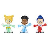 Mighty Express Kinderfiguren, 3-delige set, met spoorstuk en kast, ter aanvulling van speelsets, vanaf 3 jaar