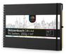 OfficeTree Skizzenbuch A4 quer mit Verschluss, Stift und Stiftehalter (wp)