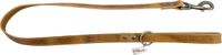 JACK AND VANILLA, Hondenriem van echt cognac leer, elegant en duurzaam design, lengte 100 cm, breedte 16 mm, perfect voor comfortabele en stijlvolle wandelingen, vintage model