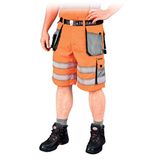 Lever&Hollman LH-FMNX-TS_PSBXL vormen beschermbroek - kort, oranje-grijs-zwart, XL maat