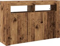 vidaXL Dressoir Oudhout 116 x 30 x 75 cm