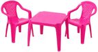 Pro Garden Kinder Tuinset - Roze - Kunststof - Kindertafel en Stoeltje