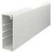 OBO Bettermann Canal de mur et de câble avec trous de poinçonnage de fond 40x110x2000 polychlorure de vinyle blanc pur RAL 9010