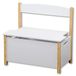 Kesper Kinderzitbank, spaanplaat, wit, 60 x 56 x 34,5 cm