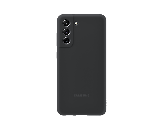 Samsung Silicone Cover voor Galaxy S21 FE - Zwart