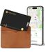 NOVOO Oplaadbare kaarttracker, draadloos opladen, ultradun, voor portemonnee, bagage (alleen iOS), bluetooth-tracking, compatibel met Apple Find My Tag, GPS, anti-verlies paspoort, sleuteltas
