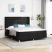 Maison Exclusive - Lit boxspring avec tête de lit, noir, 180 x 200 cm, rembourré