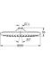 GROHE Douchekop rond - Vitalio Start 250 - 1 straal - 250 mm - Chroom - Waterbesparend - 26815000