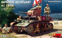Miniart 1:35 - Japanse M3 Stuart met bemanning