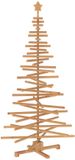 vidaXL Arbre de Noël en bois KOTKA 180 cm Pin massif