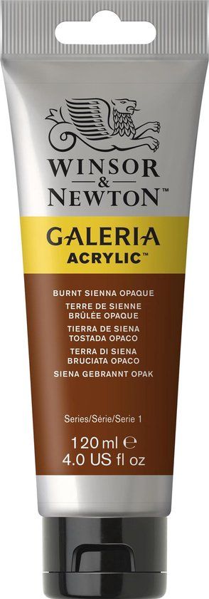 Winsor & Newton Galeria Acrylverf - Burnt Sienna Opa - 120 ml