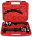 SIXTOL MECHANIC SPRING SET 3, heavy-duty, 2 stuks auto-veerspanners, 280 mm montagespanner in koffer, tuning, verlaging veerpoten en schokdemper, chassisveer, spanner voor universele personenauto's