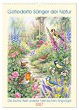 Gefiederte Calvendo Gefiederte Sänger der Natur (Wandkalender 2027 DIN A3 hoch)