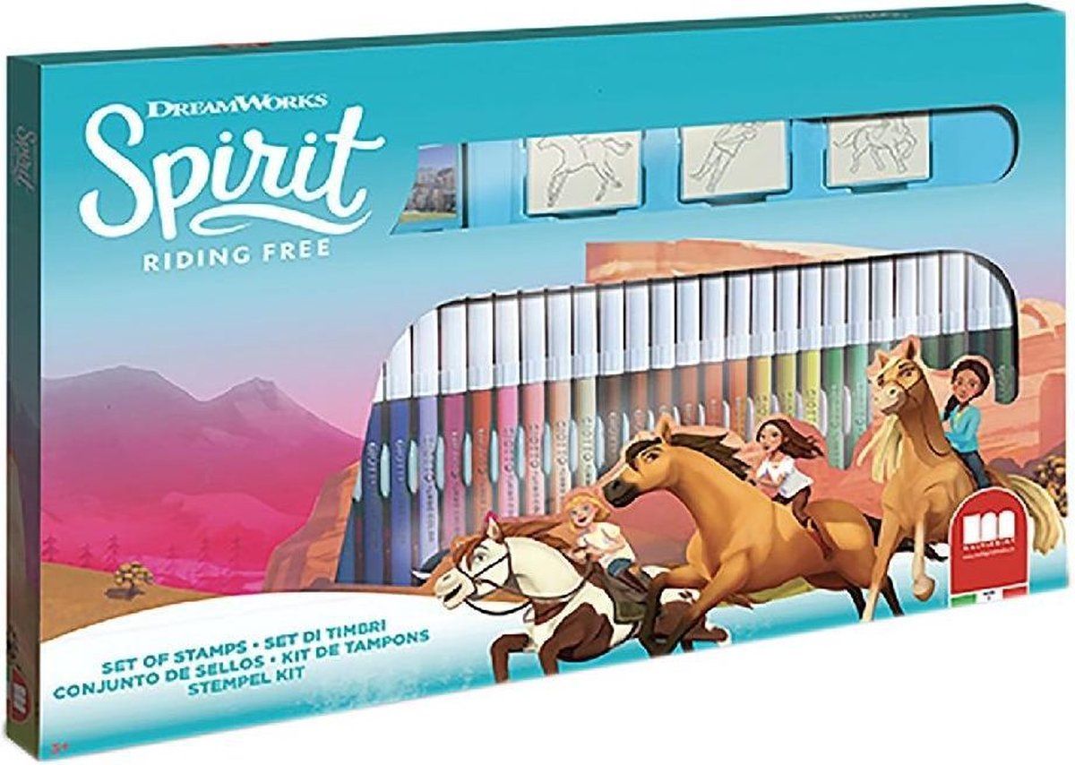 Multiprint Dreamworks Spirit Junior Stempelset 43 Cm 41-delig