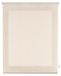 Store en lin textuur, 100x200 cm, beige, transparant