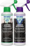 Nikwax Twin Leather Cleaner 300ml & Leather Restorer 300ml - 2-Pack