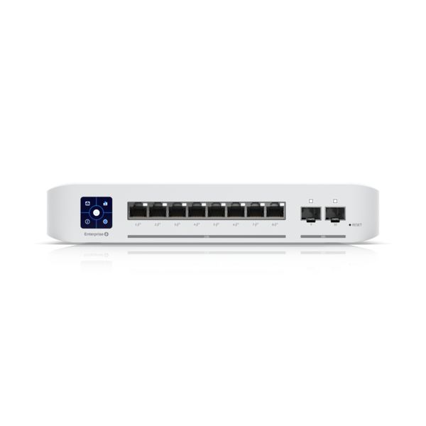 Ubiquiti UniFi Enterprise 8 PoE Managed L3 2.5G Ethernet Switch - Stainless Steel