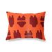 BonaMaison Oranje-Bordeaux Decoratieve Kussensloop, Kussenhoezen Bank, Decoratieve Kussenhoesjes, Kussensloop; Sofa, Slaapkamer, Kantoor, Auto 45x60 Cm - Ontworpen en vervaardigd in Turkije