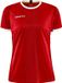 Craft Progress 2.0 Graphic Shirt Korte Mouw Dames - Rood / Wit | Maat: L