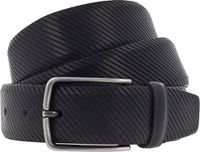 Vanzetti Leren Riem 35mm Leather Belt W100 Black Zwart