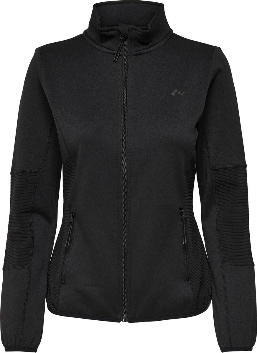 ONLY ONPJETTA HN FLEECE JCK Sportjas - Maat XS - Zwart