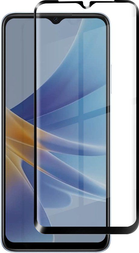 Bigben Connected Screenprotector voor Oppo A17 - Tempered Glass 2.5D Ultra-Resistant, Transparant