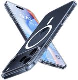 TORRAS Slim Fit Mag - Hoesje Geschikt voor Apple iPhone 17 - Back Cover Compatibel met MagSafe - Transparant