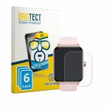 BROTECT - Screenprotector voor Trunsif Smartwatch 1.85" - Folie Beschermfolie transparant 6 Stuks